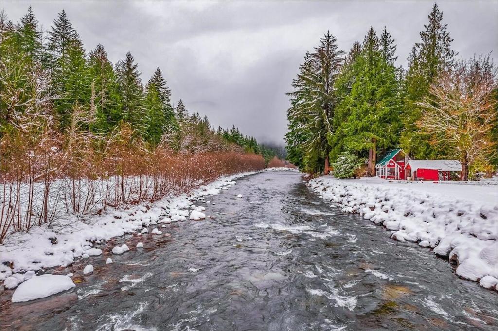 New: Steps From White River Near Mount Rainier National Park Greenwater Exterior photo